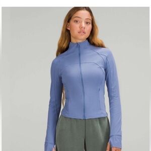 Lululemon Nulu cropped define jacket color water drop workout yoga